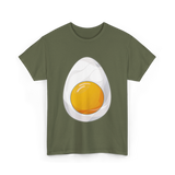 Deviled Egg Costume Egg T-Shirt - Military Green