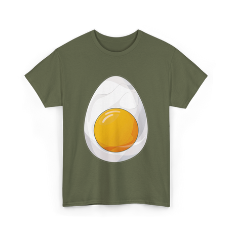 Deviled Egg Costume Egg T-Shirt - Military Green