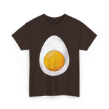 Deviled Egg Costume Egg T-Shirt - Dark Chocolate