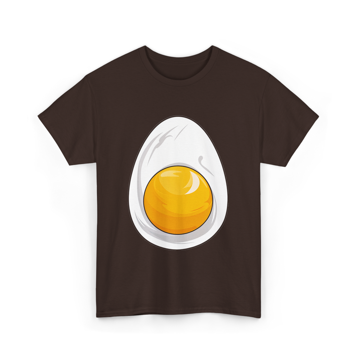 Deviled Egg Costume Egg T-Shirt - Dark Chocolate