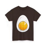 Deviled Egg Costume Egg T-Shirt - Dark Chocolate