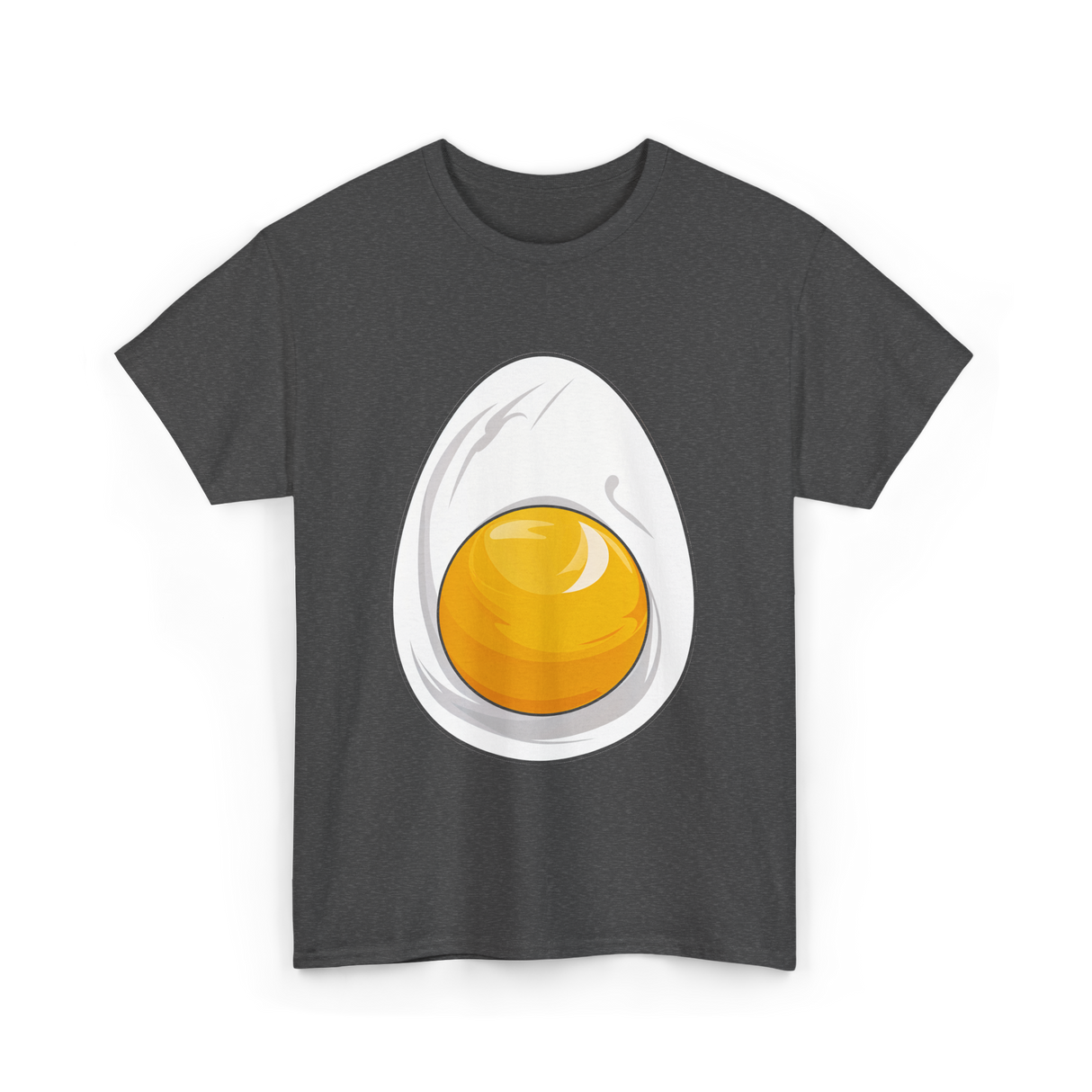 Deviled Egg Costume Egg T-Shirt - Dark Heather