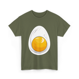 Deviled Egg Costume Egg T-Shirt - Military Green