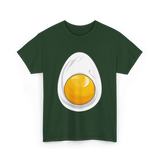 Deviled Egg Costume Egg T-Shirt - Forest Green