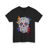 Dia de Los Muertos Sugar Skull T-Shirt - Black