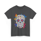 Dia de Los Muertos Sugar Skull T-Shirt - Dark Heather