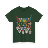 Dia De Los Muertos T-Shirt - Forest Green