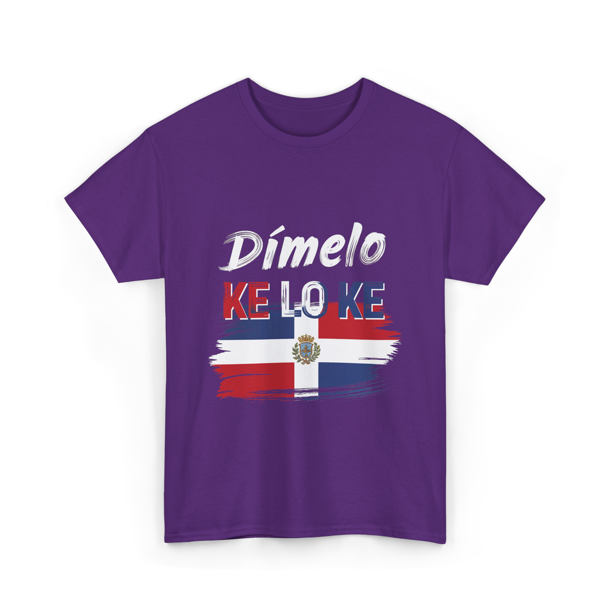 Dímelo Ke Lo Ke Dominican Culture T-Shirt - Purple