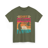 Dirt Fishing Detector Hobby T-Shirt - Military Green