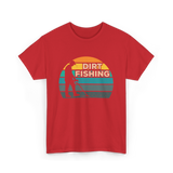 Dirt Fishing Hobby Detection T-Shirt - Red