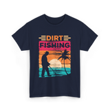 Dirt Fishing Metal Detecting Hobby T-Shirt - Navy