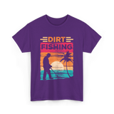 Dirt Fishing Metal Detecting Hobby T-Shirt - Purple