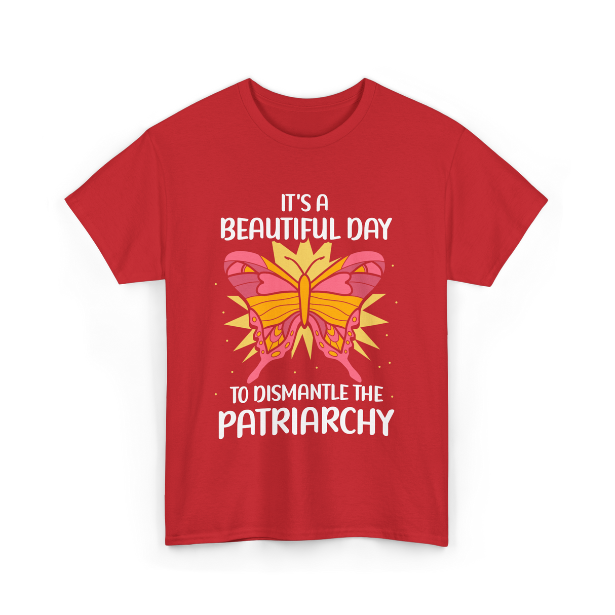 Dismantle Patriarchy T-Shirt - Red