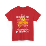 Dismantle Patriarchy T-Shirt - Red