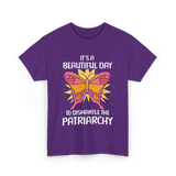 Dismantle Patriarchy T-Shirt - Purple