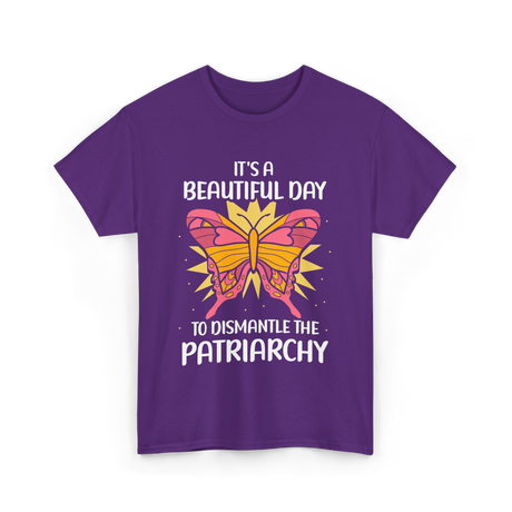 Dismantle Patriarchy T-Shirt - Purple