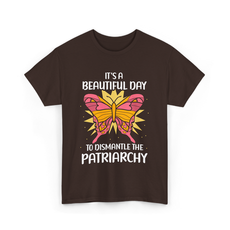 Dismantle Patriarchy T-Shirt - Dark Chocolate