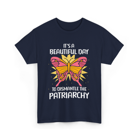 Dismantle Patriarchy T-Shirt - Navy