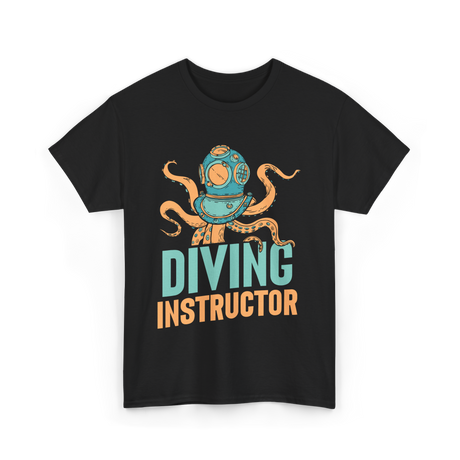 Diving Instructor Diving Diver T-Shirt - Black