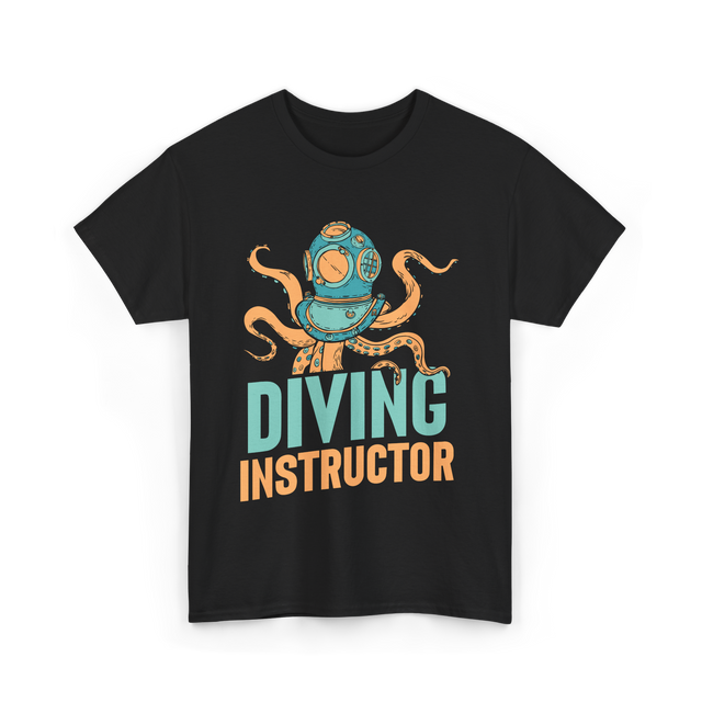 Diving Instructor Diving Diver T-Shirt - Black