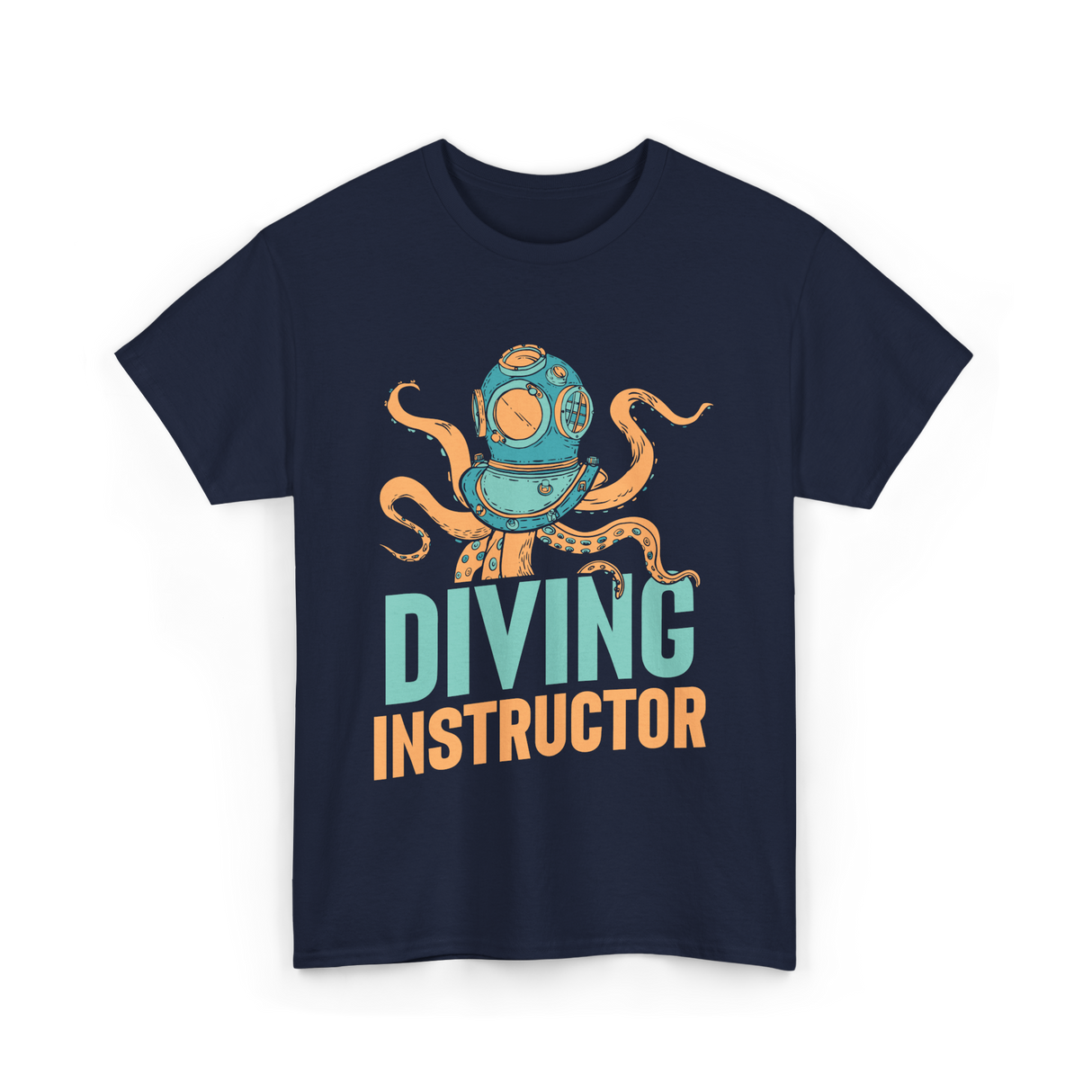 Diving Instructor Diving Diver T-Shirt - Navy