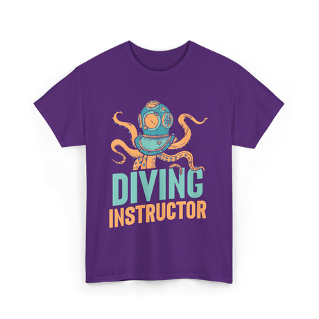 Diving Instructor Diving Diver T-Shirt - Purple