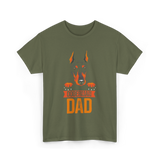 Doberman Dad Dog Lover T-Shirt - Military Green