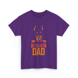 Doberman Dad Dog Lover T-Shirt - Purple