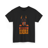 Doberman Mom Dog Lover T-Shirt - Black