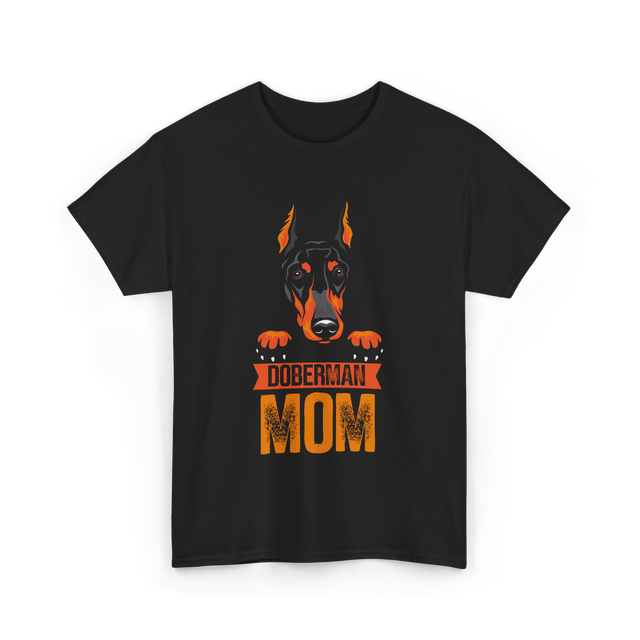 Doberman Mom Dog Lover T-Shirt - Black