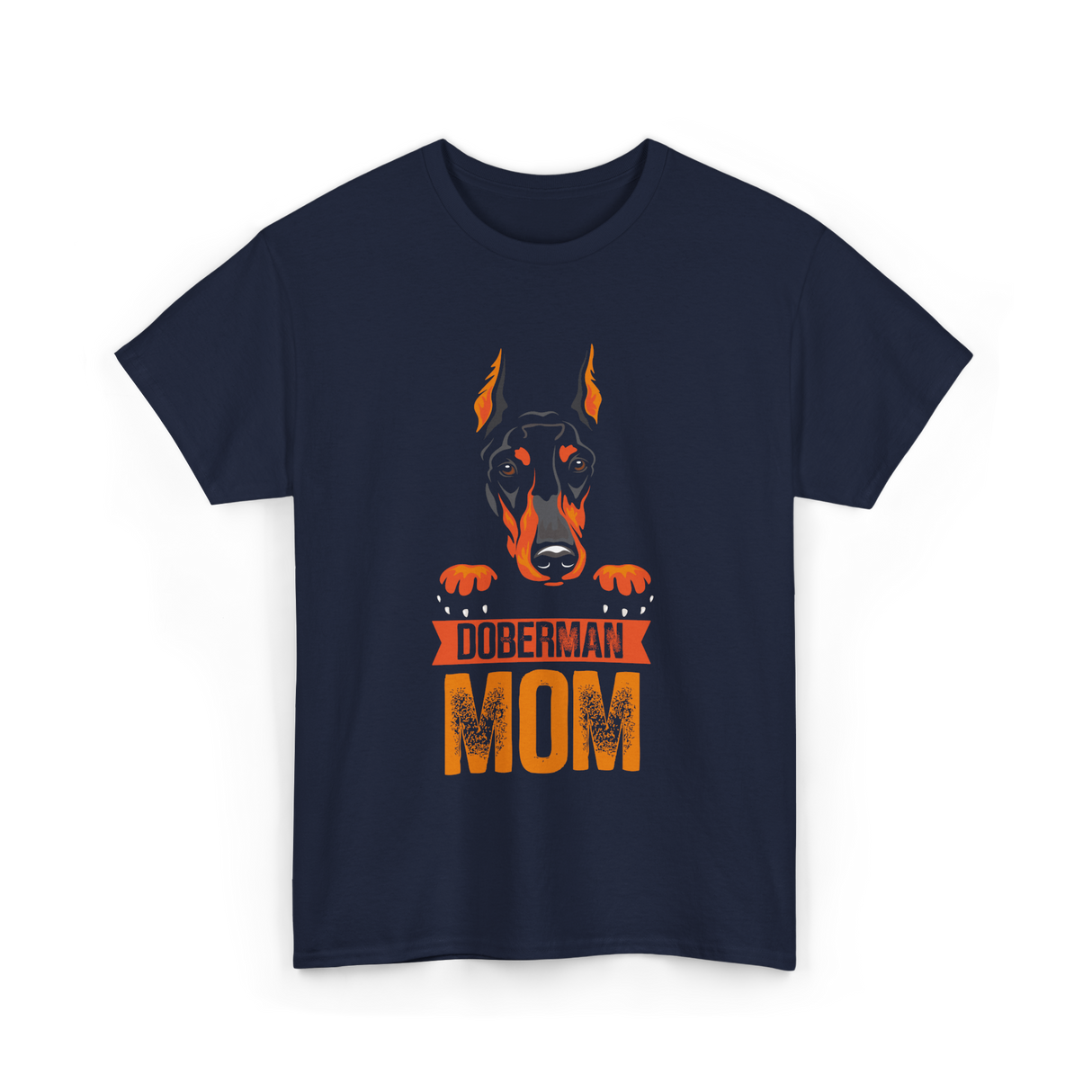 Doberman Mom Dog Lover T-Shirt - Navy