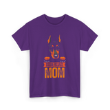 Doberman Mom Dog Lover T-Shirt - Purple