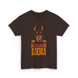 Doberman Mom Dog Lover T-Shirt - Dark Chocolate