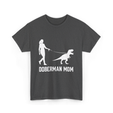 Doberman Mom Dog T-Shirt - Dark Heather