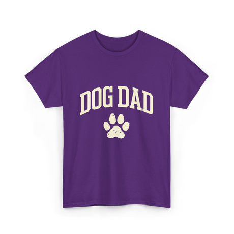 Dog Dad Dog Lover T-Shirt - Purple