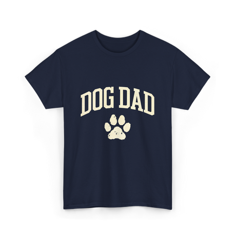 Dog Dad Dog Lover T-Shirt - Navy