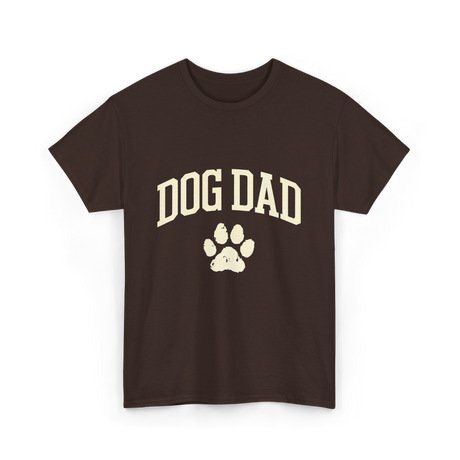 Dog Dad Dog Lover T-Shirt - Dark Chocolate