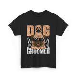 Dog Groomer Cute Dogs Grooming T-Shirt - Black