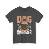 Dog Groomer Cute Dogs Grooming T-Shirt - Dark Heather