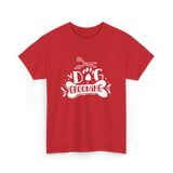 Dog Grooming Groomer Dogs T-Shirt - Red