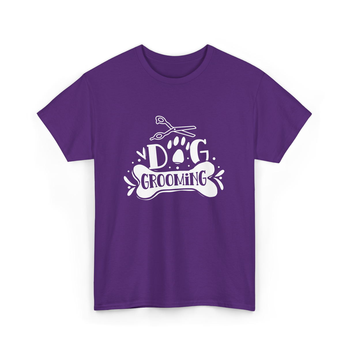 Dog Grooming Groomer Dogs T-Shirt - Purple