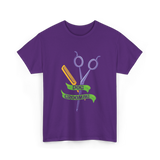 Dog Grooming Job Grooming T-Shirt - Purple