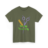 Dog Grooming Job Grooming T-Shirt - Military Green