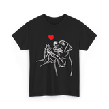 Dog Love Labrador Retriever T-Shirt - Black