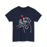 Dog Love Labrador Retriever T-Shirt - Navy