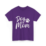 Dog Mom Dog Lover T-Shirt - Purple