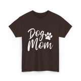 Dog Mom Dog Lover T-Shirt - Dark Chocolate