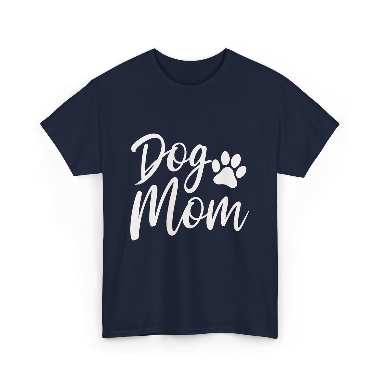 Dog Mom Dog Lover T-Shirt - Navy