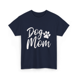 Dog Mom Dog Lover T-Shirt - Navy