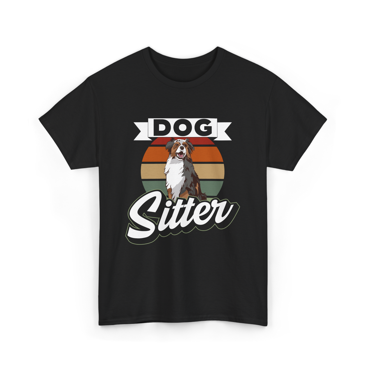 Dog Sitter Dog Sitting T-Shirt - Black